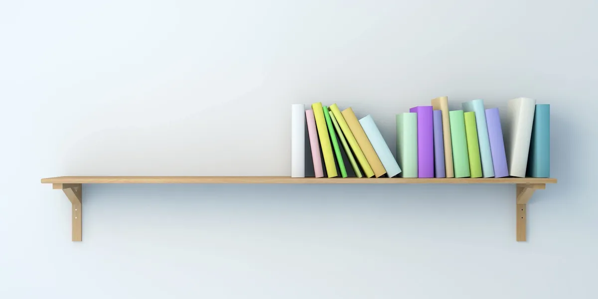 books on shelf image